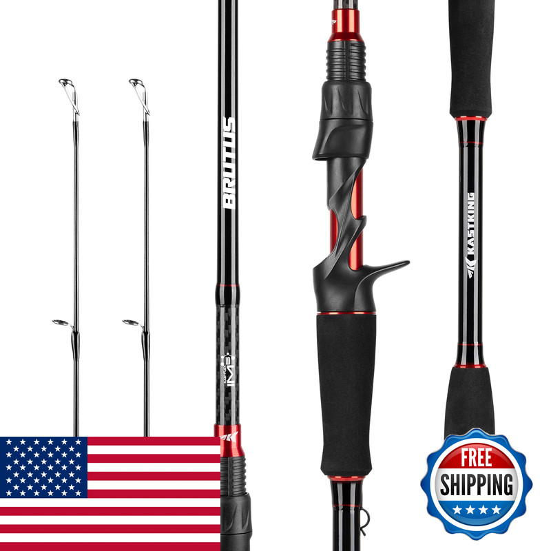 Kastking Brutus Spinning Rods Casting Fishing Rods Im6 Graphite Blanks 2-Piece