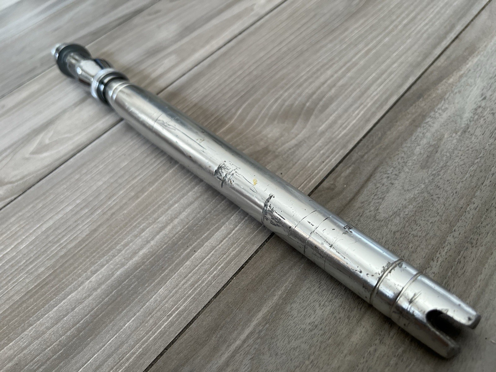 Aftco Aluminum Uni-Butt Straight Fishing Rod Butt #2 18 inch w/ Varmac Seat USA