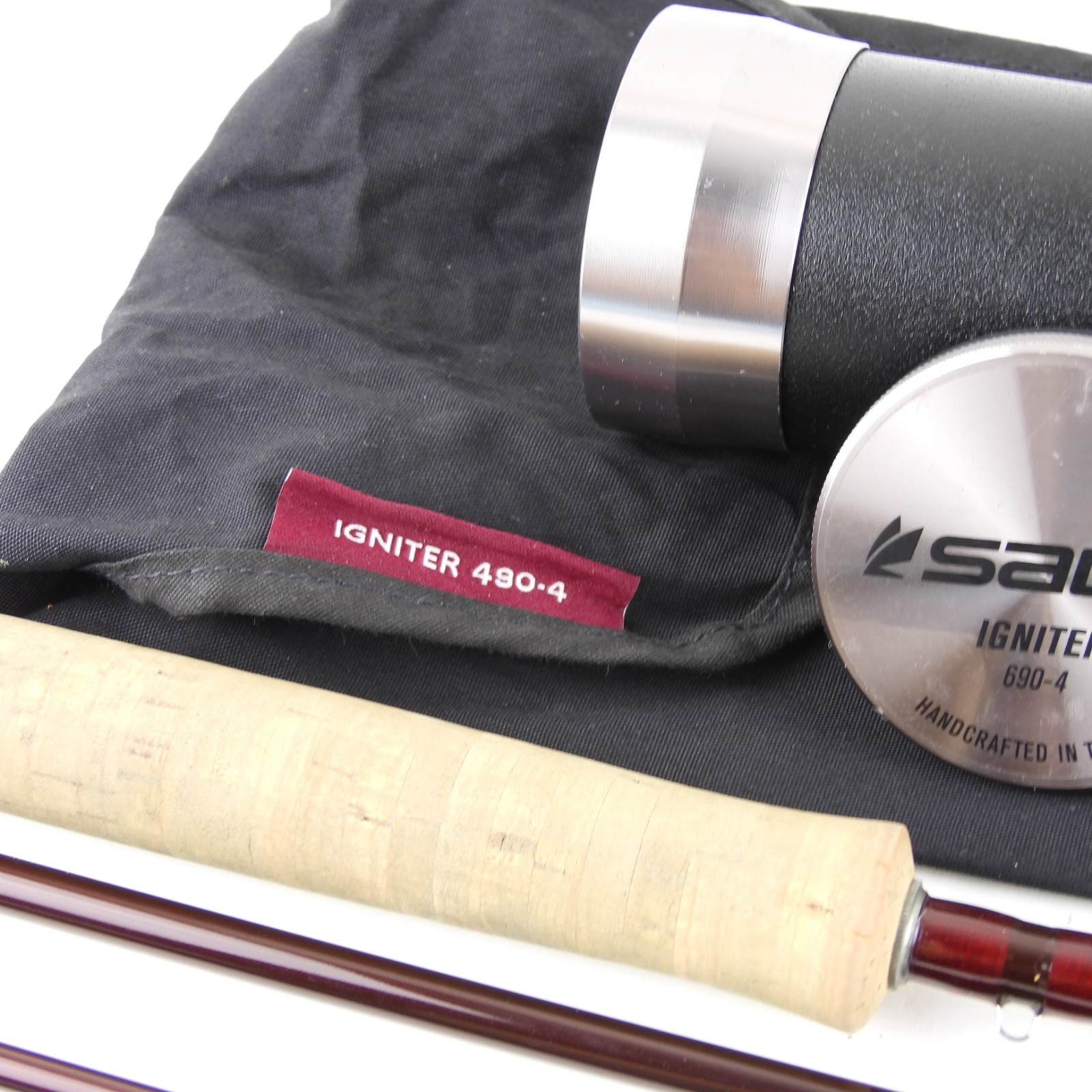 Sage Igniter 690-4 Fly Fishing Rod. 9’ 6wt. W/ Tube & Sock.