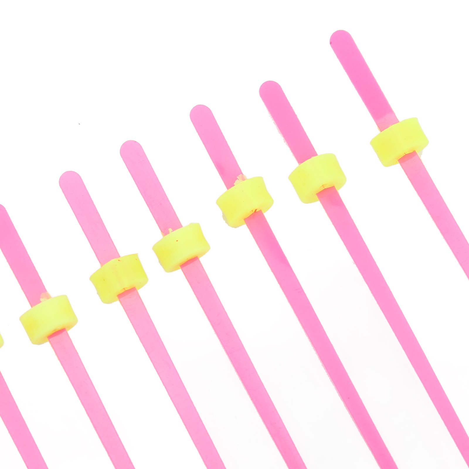 10-Pack Ice Fishing Rod Tip ABS Mini Top Section Pole Extension 12cm