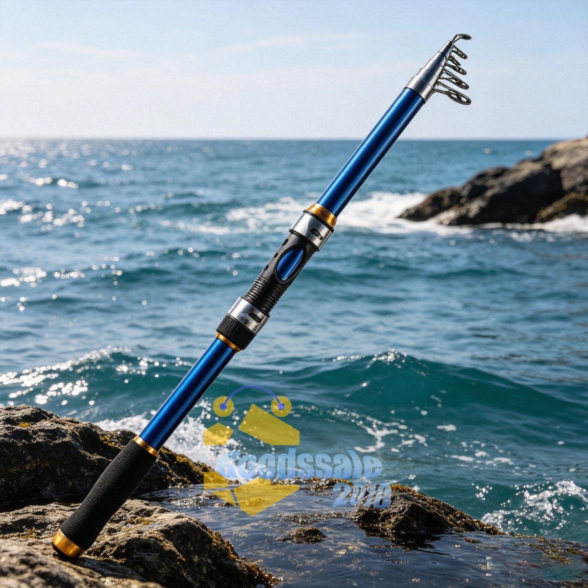Carbon Fiber Telescopic Fishing Rod Big Ring Pole Travel Ocean Spinning Rod 3.6m