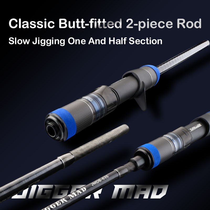 PURELURE JIGGER MAD Slow Jigging Rod Saltwater Boat Sea Fishing Casting Spinning