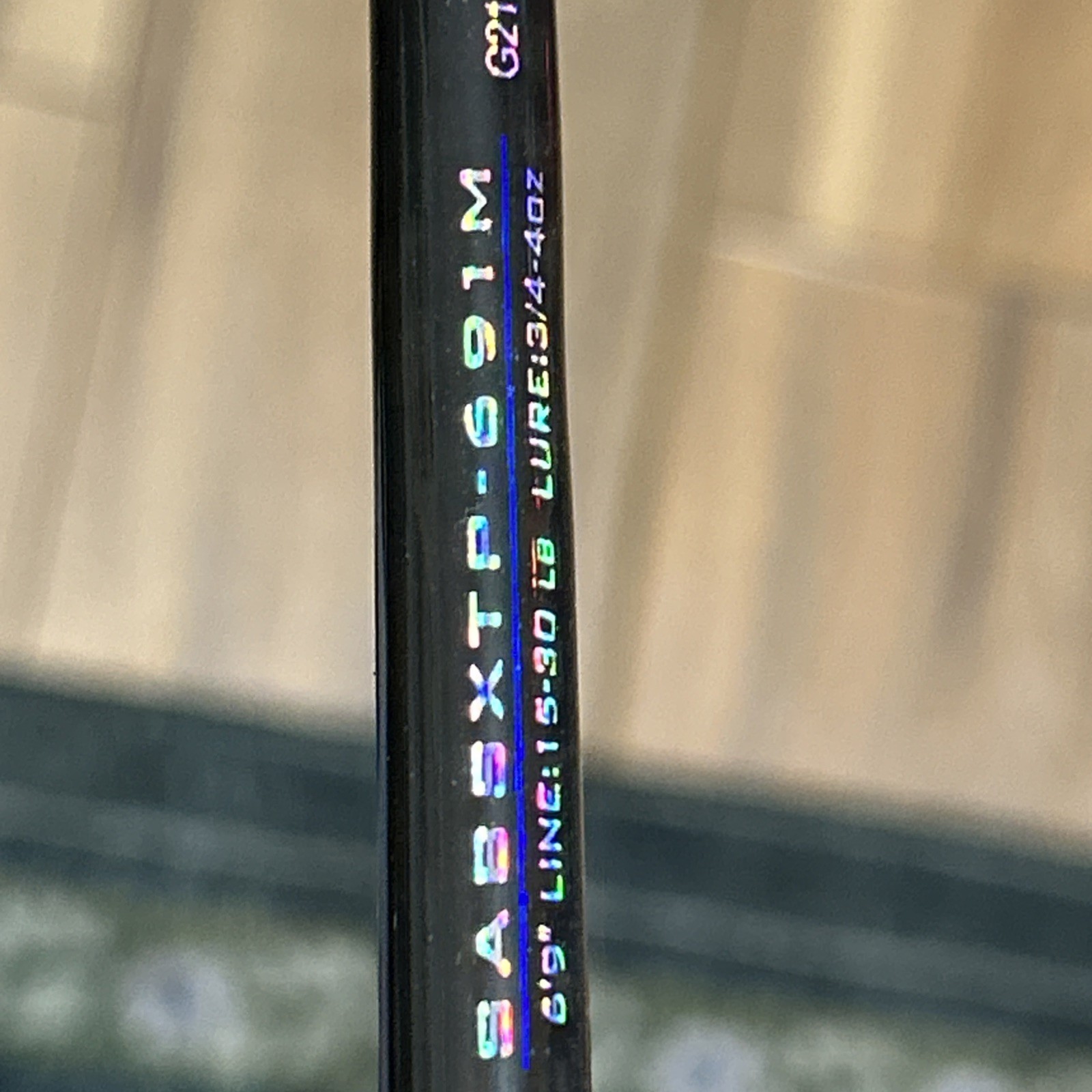 Tsunami Sapphire XT Pro SABSXTP-601M 6’0” Conventional Rod 15–30lb 1/2–4oz