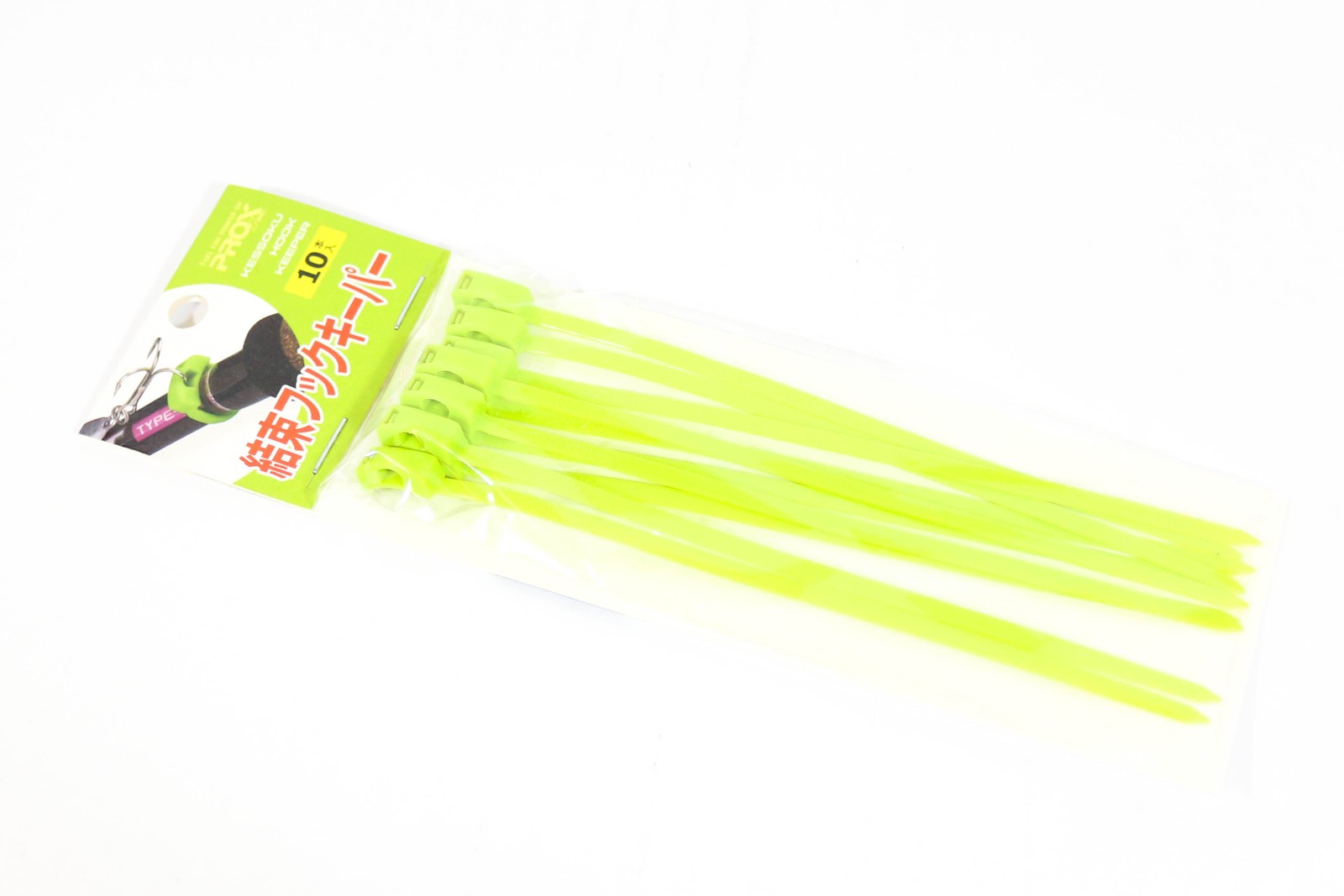 Prox PX994LG Cable Tie Hook Keeper 10/Pack, 35 x 150 x 4mm Green (3177)