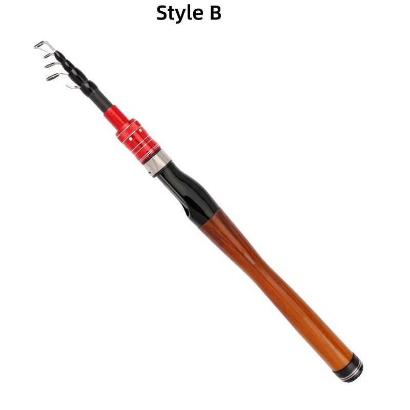 Lure Fishing Rod Carbon Fiber Ultralight Teleacopic Spinning Casting Rod Travel