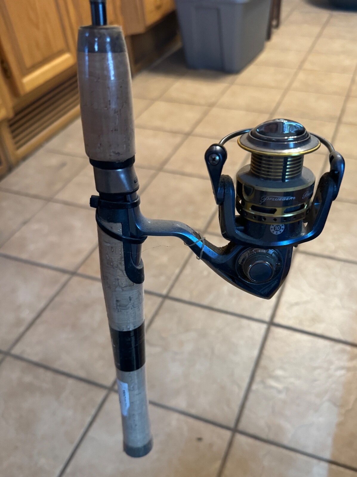 PFlueger President Pressp 30 Spinning Fishing Pole NO REEL HANDLE 58 Inch