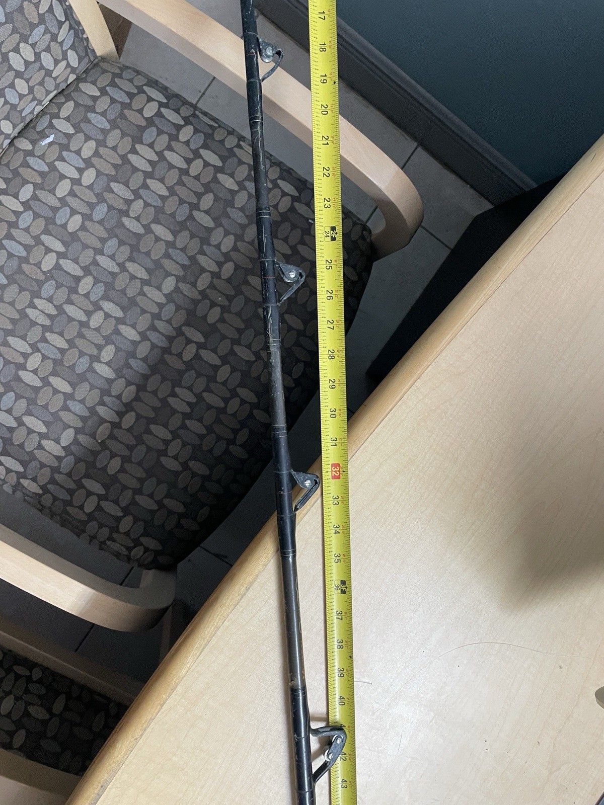 Kunnan IGFA conventional rod 50lb with Aftco guides and butt