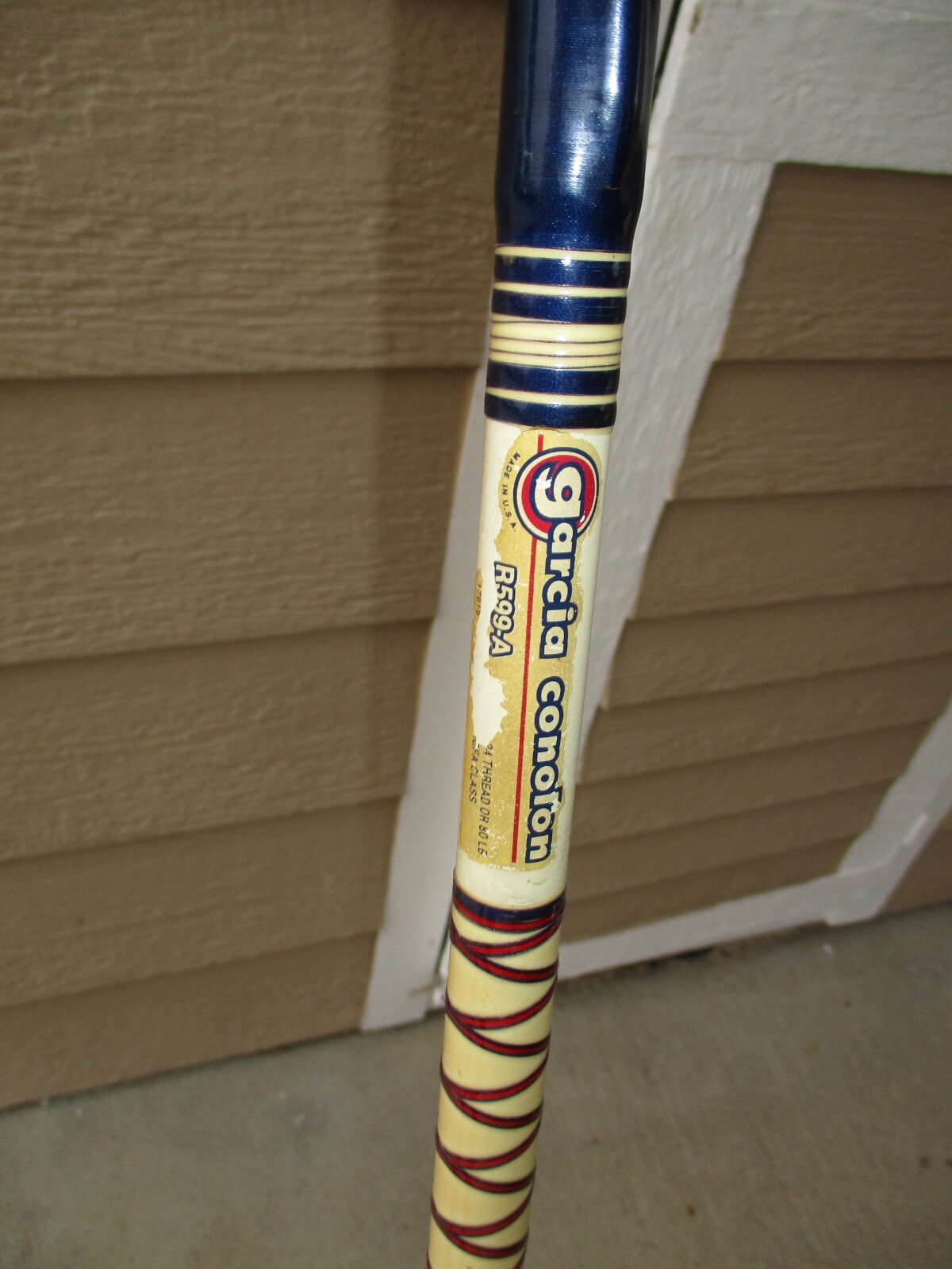 VINTAGE FISHING RODS GARCIA CONOLON R-599A 80 LB. CLASS ** VERY RARE