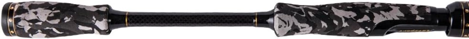 7′ Carbon Fiber Spinning Rod – 2 Piece with Medium Tips for Bass Fishing