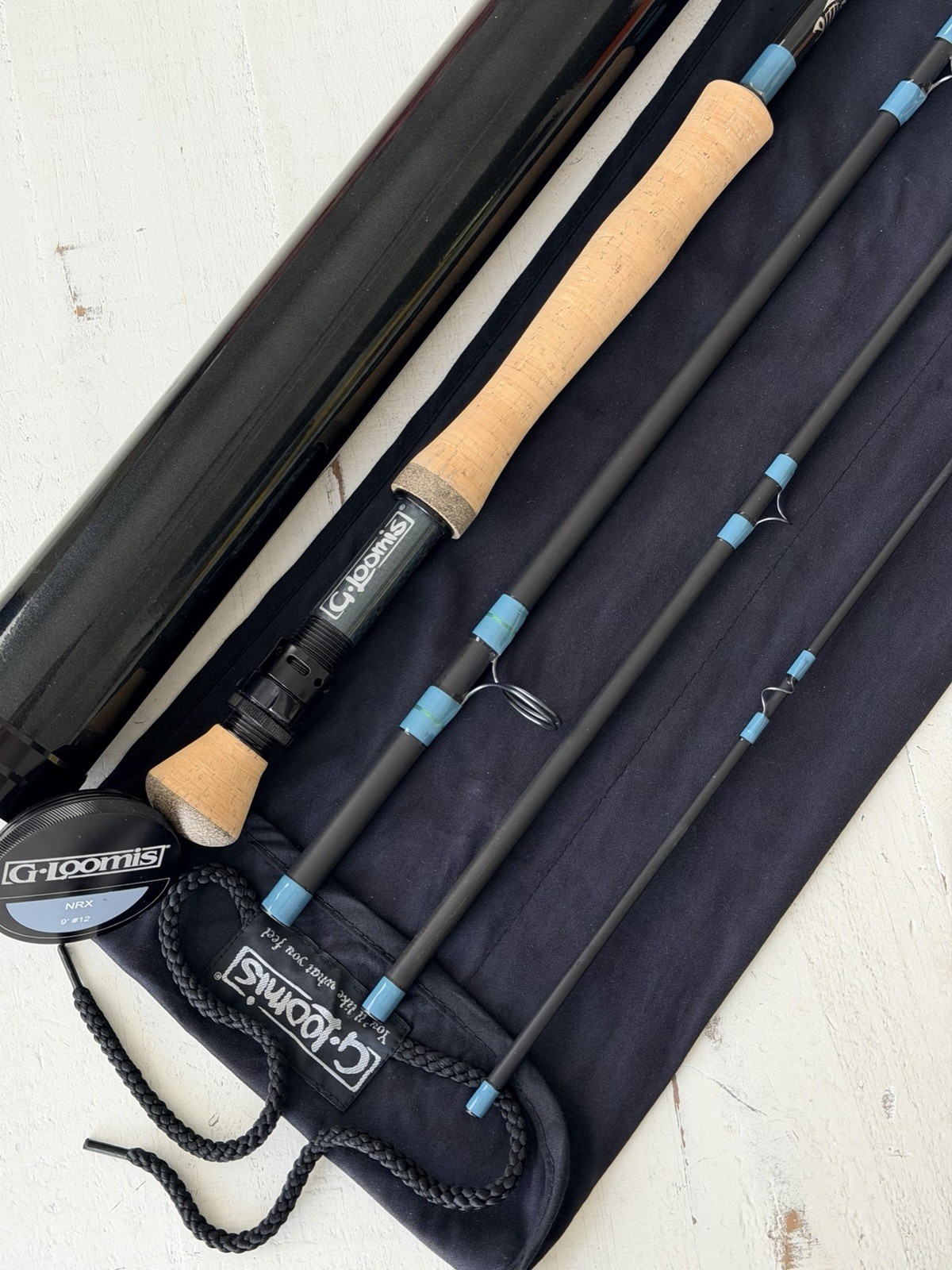 **BEAUTIFUL** RARE G LOOMIS NRX BLUE WRAP 12wt 9’ft fly rod🔥~LEGENDARY~🔥