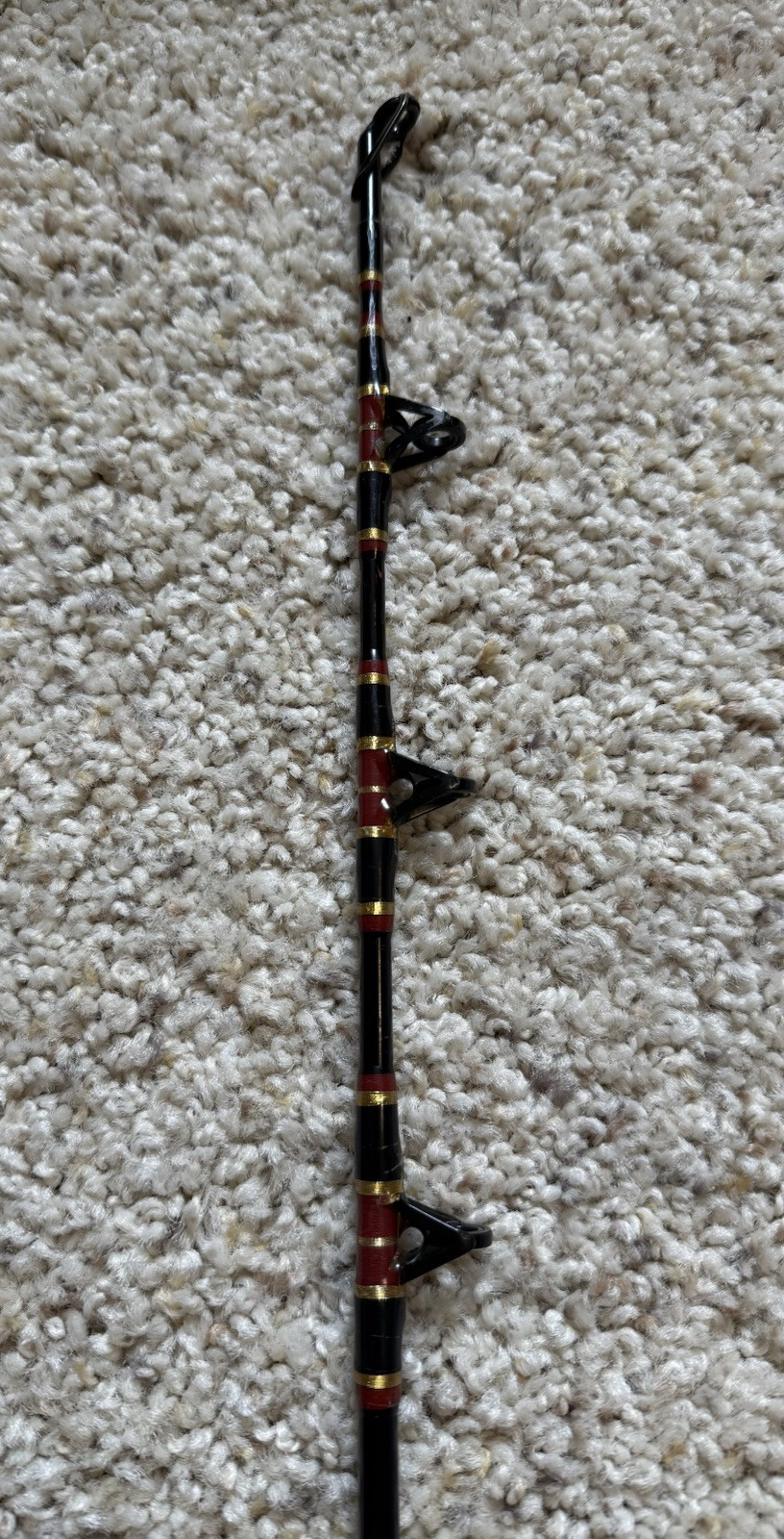 Vintage Fenwick 6’-6” Seahawk Offshore SO~6465HC 30-80 Lb Test Line Fishing Rod