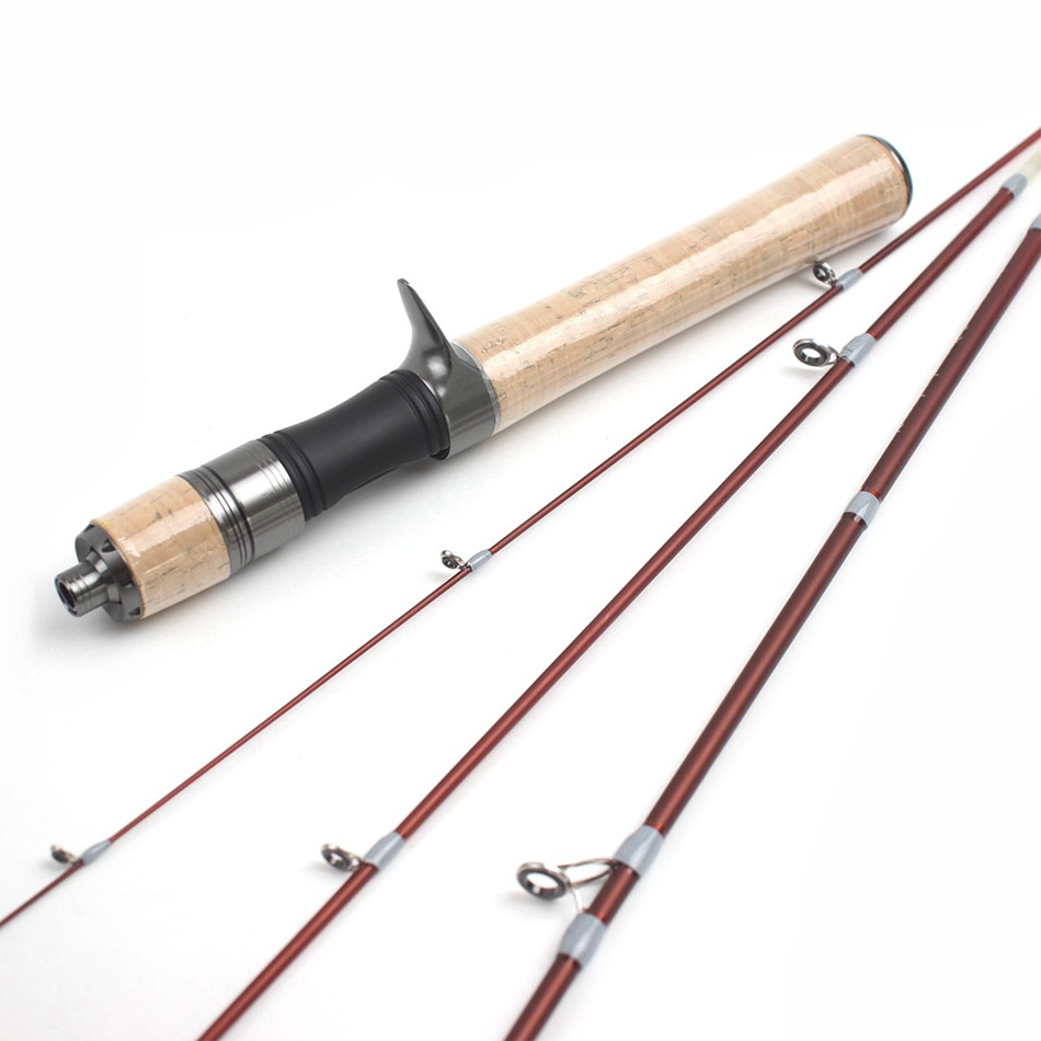 Travel Fishing Rod 4’6” 2-5lb Ultralight Casting Spinning Rod Fast Cork