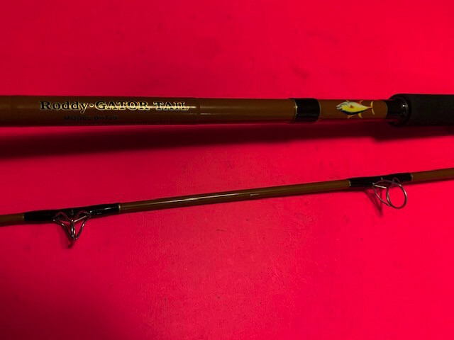 RODDY GATOR TAIL 7 FOOT 1 INCH 10 TO 25 POUND SPINNING ROD REFURBISHED @@