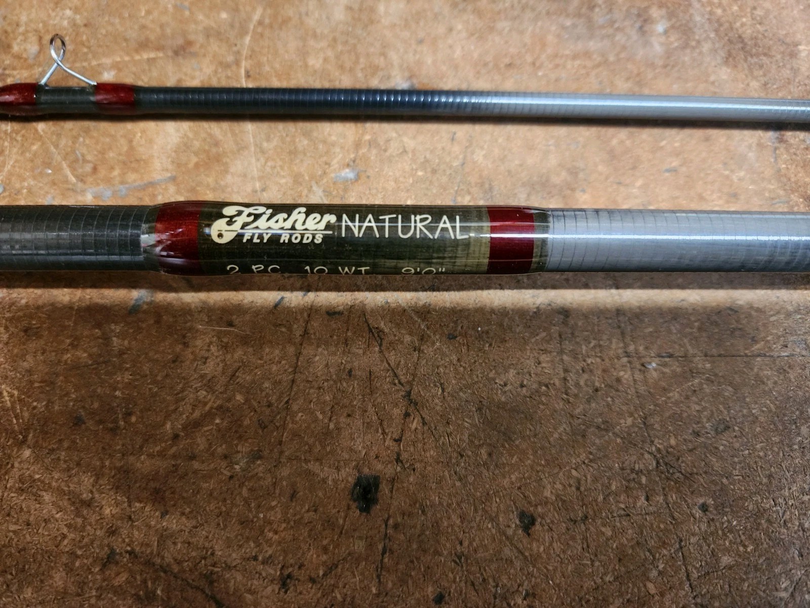 9 FT FISHER Natural FLY ROD 2 pc 10 WT