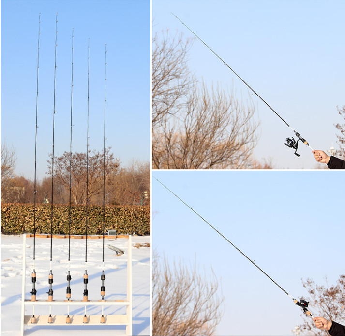 1.68M/1.8M Trout Fishing Rod Carbon Fiber Spinning/casting Rods Lure Pole Travel