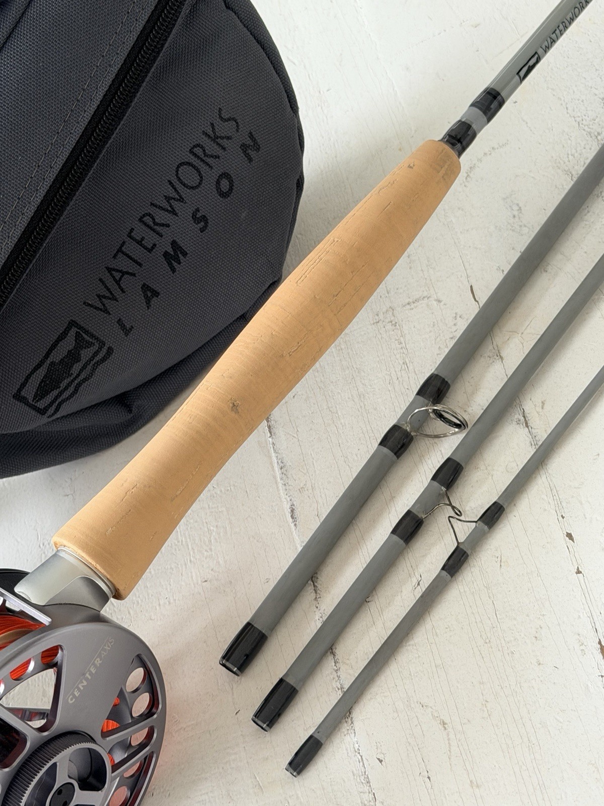 **BEAUTIFUL**🔥WATERWORKS LAMSON CENTER AXIS 6wt. 9’ft Fly Rod ~LEDENDARY~🔥