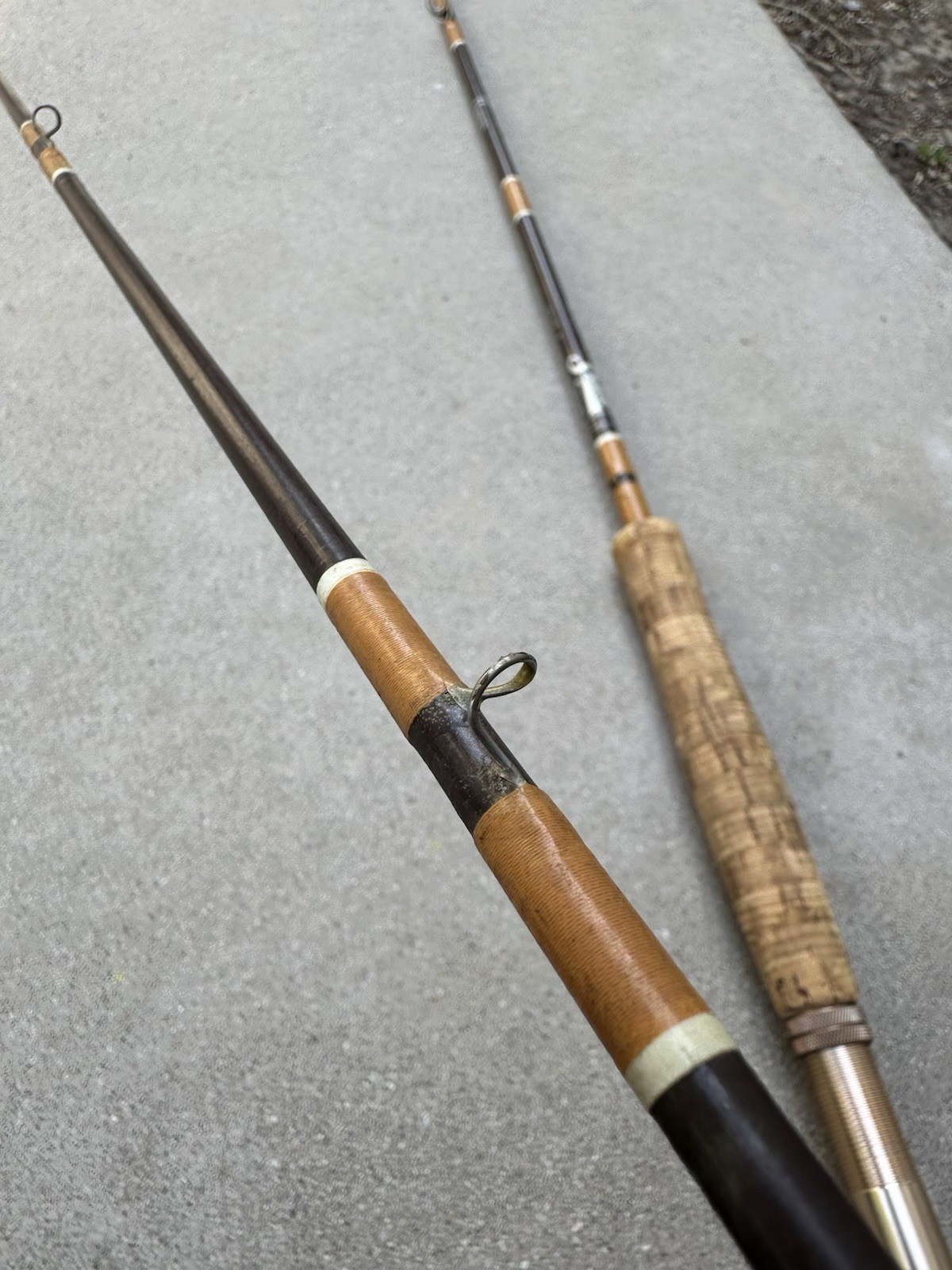 SABRE 8.5 ft 2-PIECE CUSTOM MADE F173 NYPOXY GLASS 7 Line Test Fly Fishing ROD