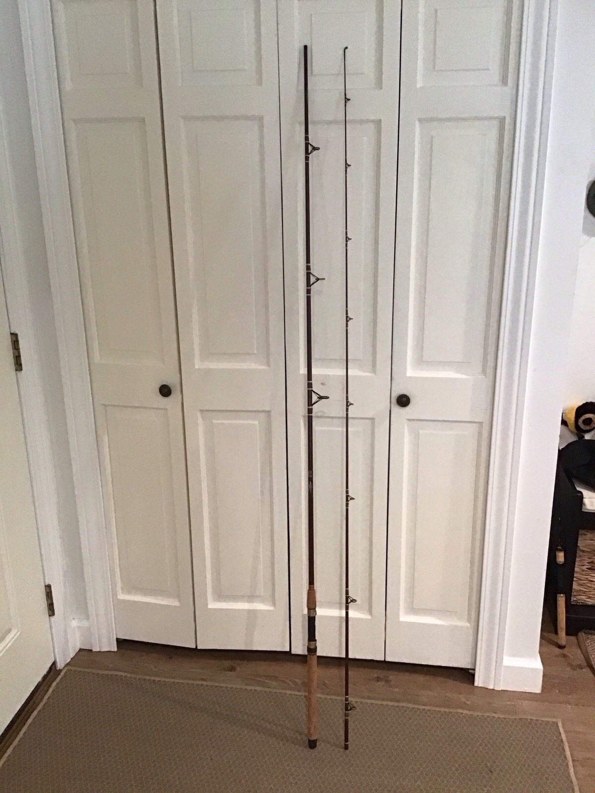 Vintage Fenwick Woodstream 12′ 2-pc FS1440 Spinning Rod USA Custom Fiberglass