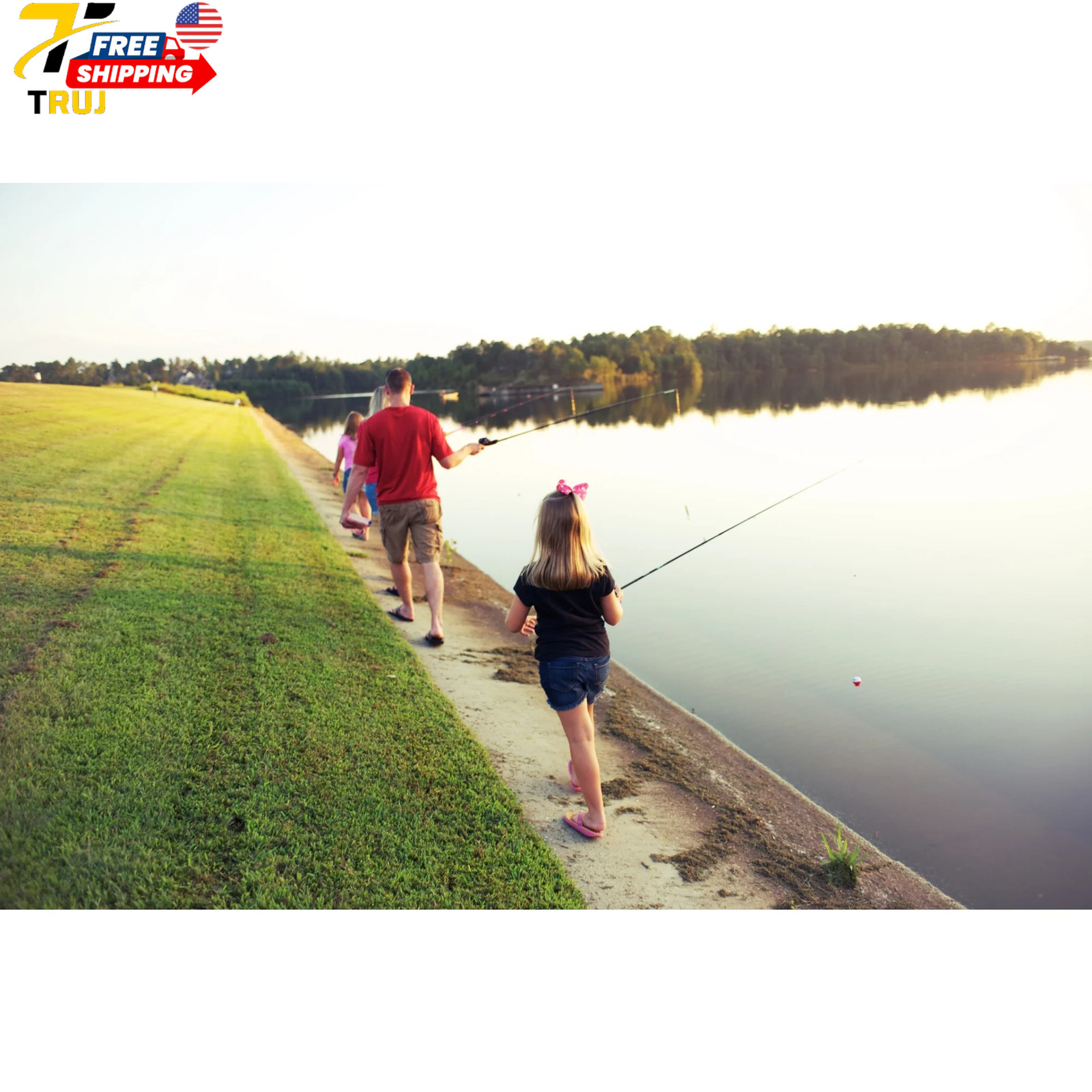 Alpha Bigwater Spinning Rod 12′ Medium Heavy Fishing Rod 2 Piece