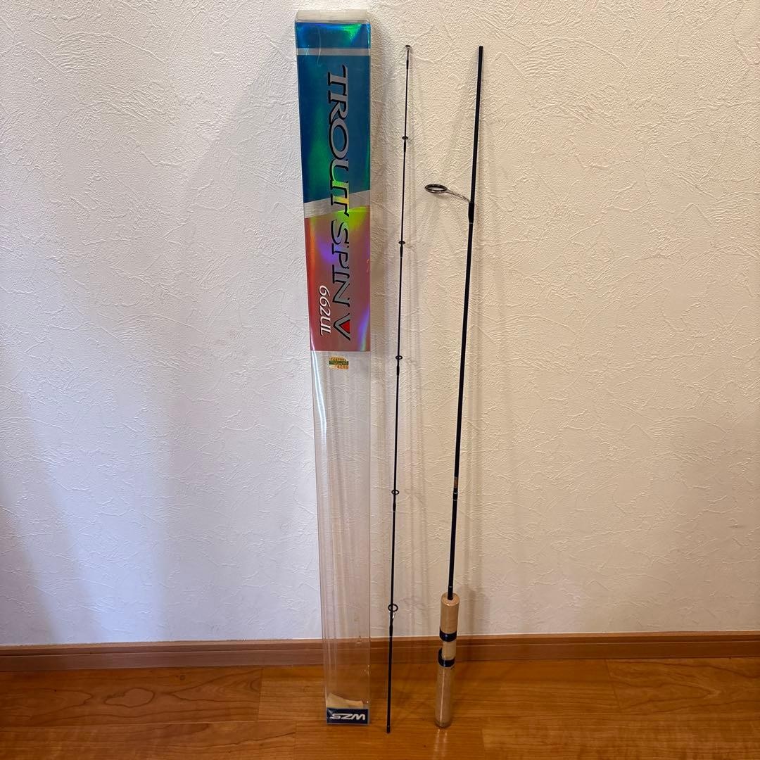 TROUT SPIN V 662LIL Ultra Light 6.6ft 2PC Fishing Rod NIB