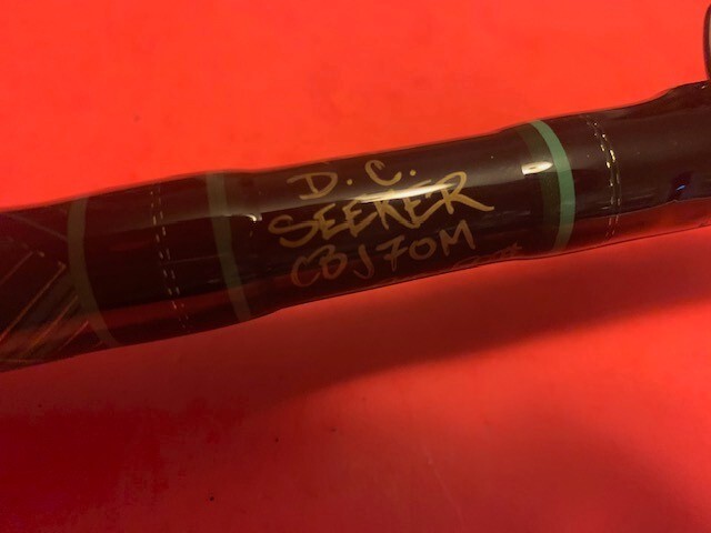 CUSTOM BUILT SEEKER CJB 7 FOOT 20 TO 50 POUND RATED CONVENTIONAL FISHING ROD