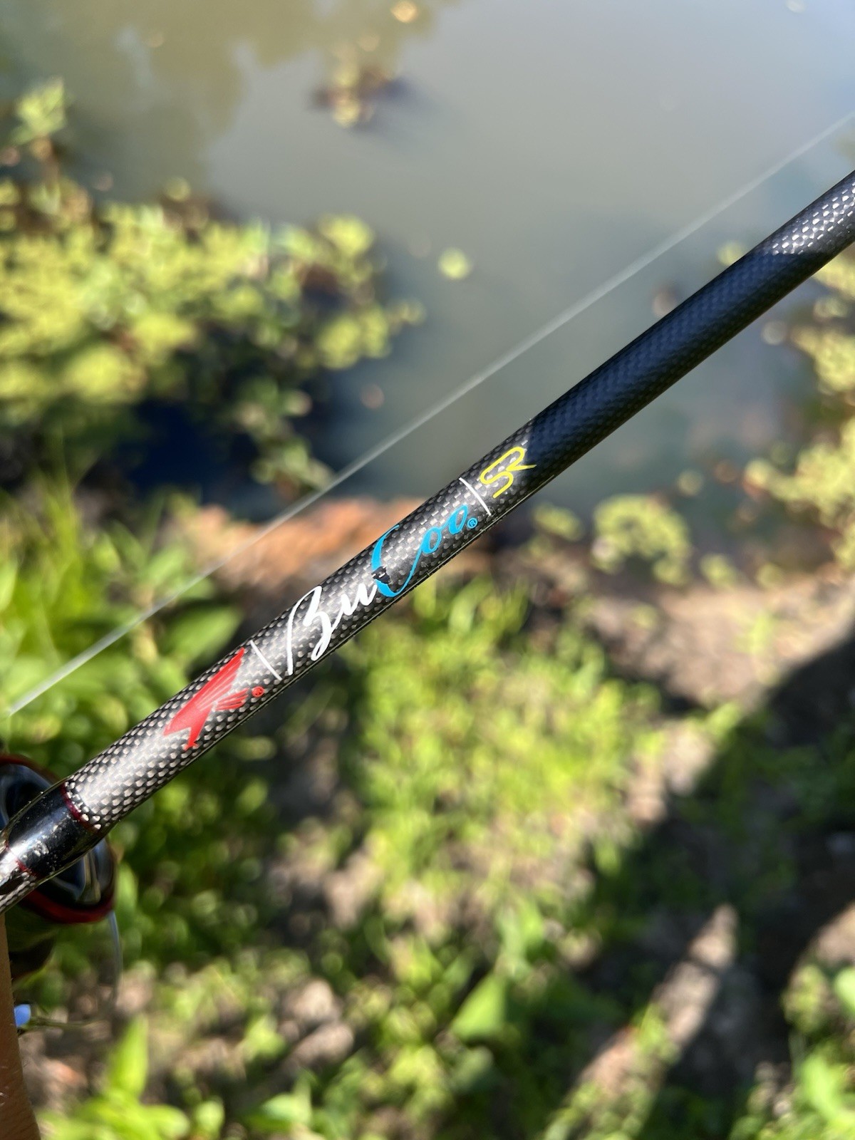 Falcon BuCoo SR Series Cranker Spin 7′ Carbon Fiber Spinning Rod Black EVA