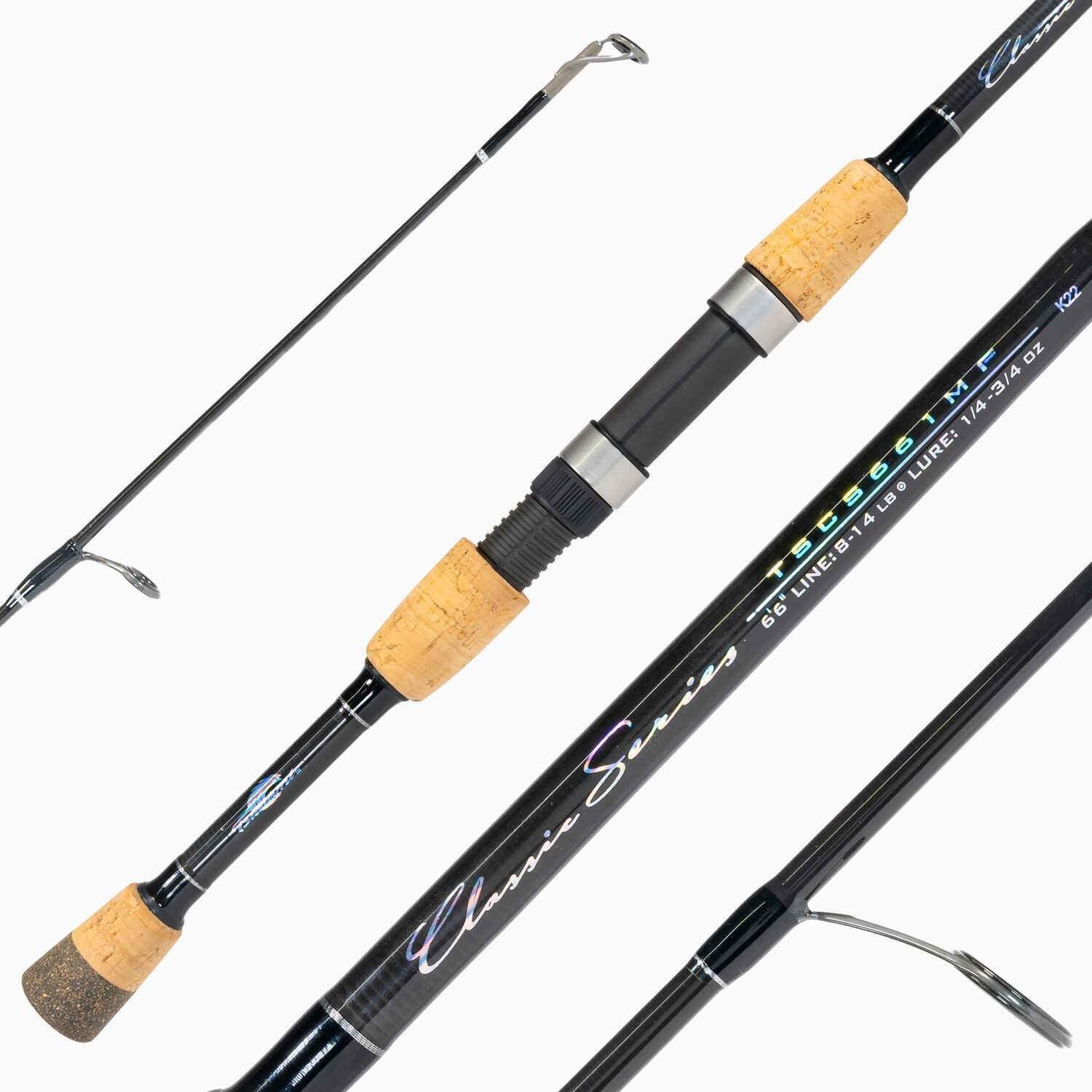 Tsunami Classic 6’6″ Medium Fast Spinning Rod – (TSCS-661MF)