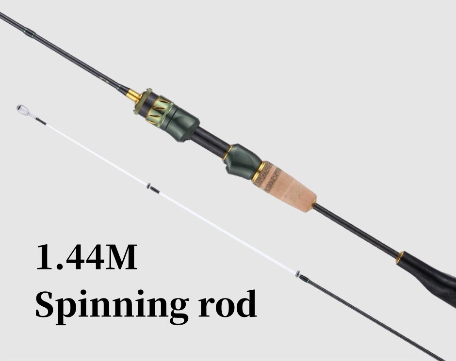 1.44M-1.8M Lure Fishing Rods Ultra Light Rod Carbon Fiber Spinning Casting Pole