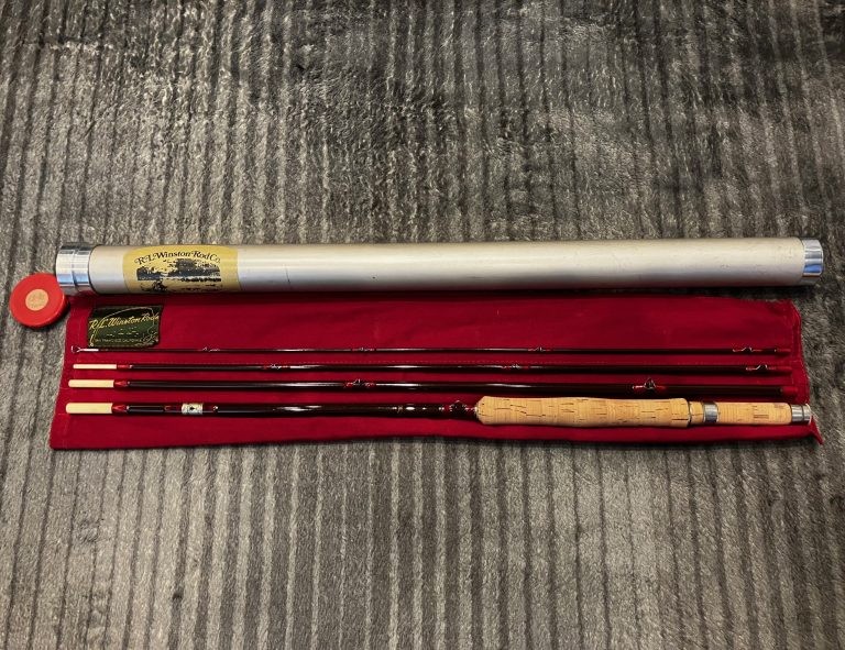 R.L.Winston fiber glass trout rod 7’6″ #5 4p 2 3/4oz Fly Fishing Rod