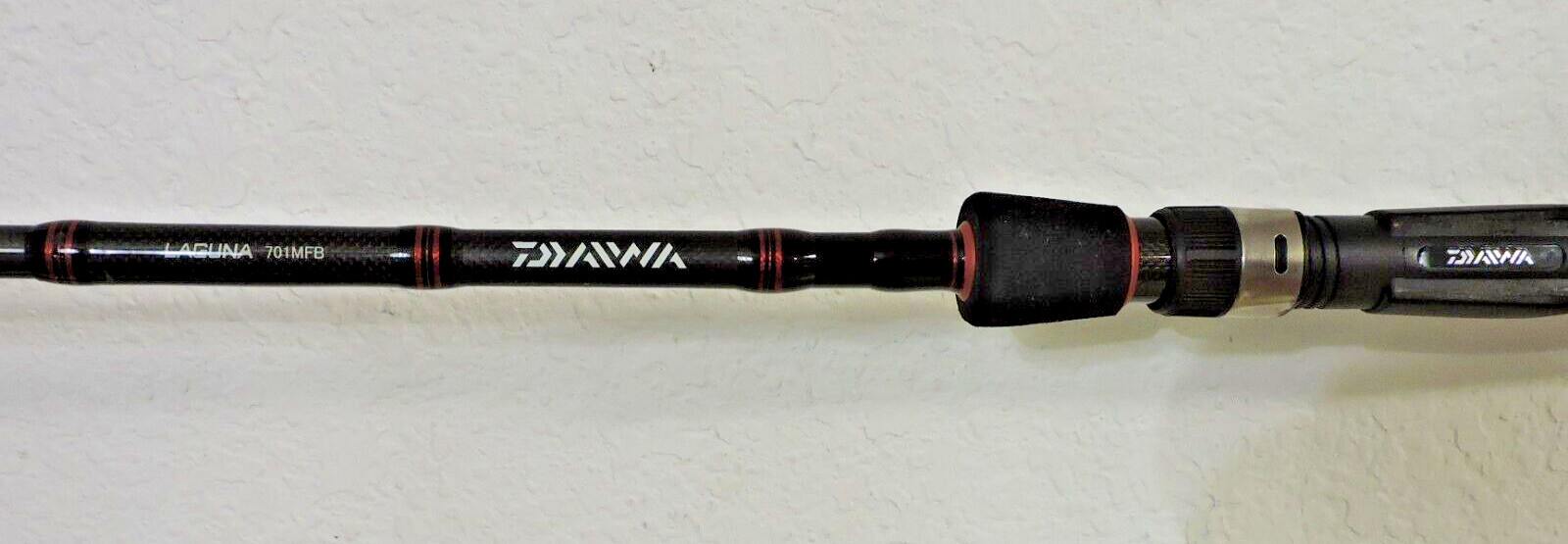 Daiwa Laguna 701MFB Rod 6′ 7″ M Lure: 1/4-3/4 oz. line 8-17 lb.