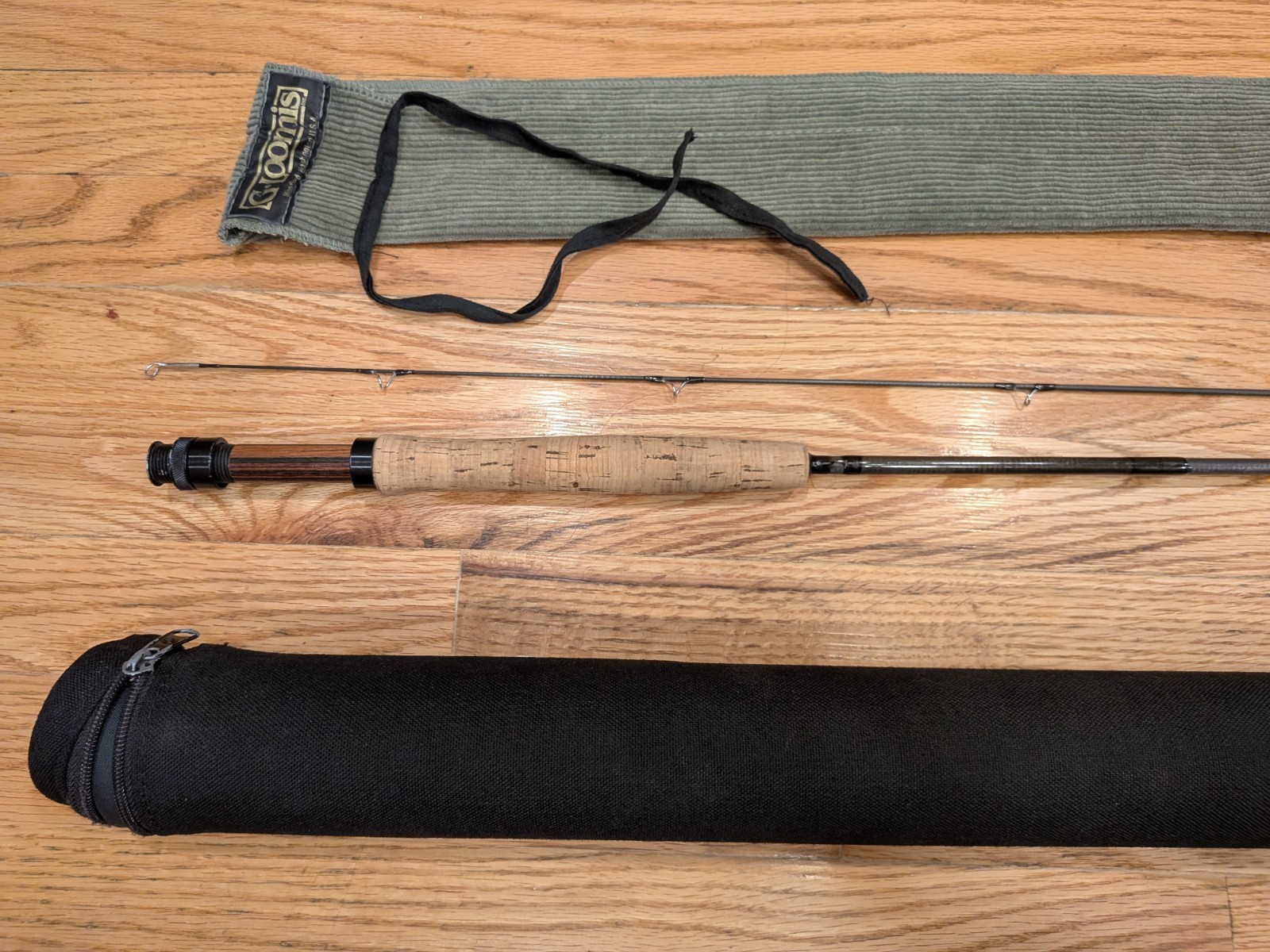 Vintage G. Loomis FR1025 IMX Fly Rod 8’6″ 5WT 2pc w/ Tube & Sock USA