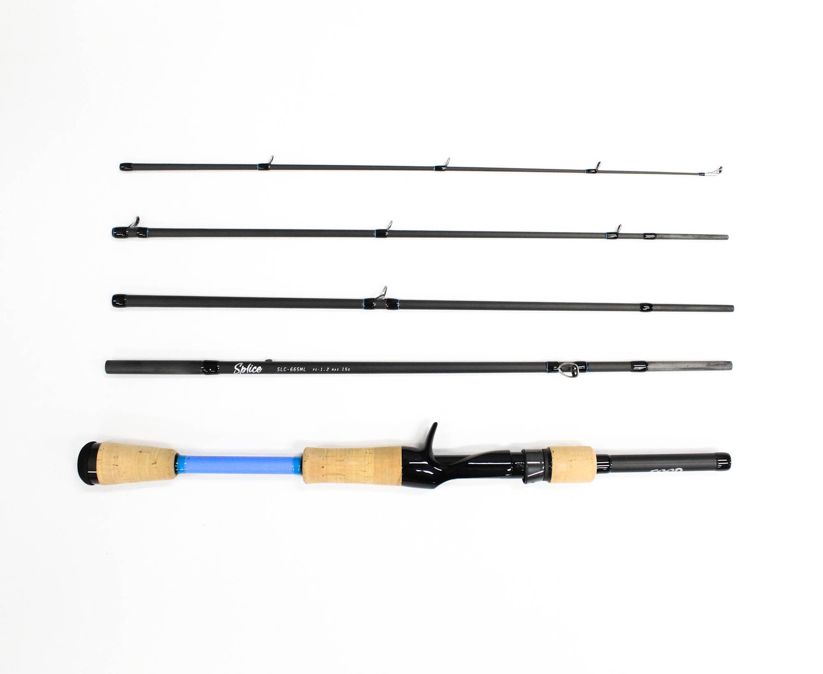 Feed Rod Baitcast Splice SLC-665ML 5 piece Travel (0335)