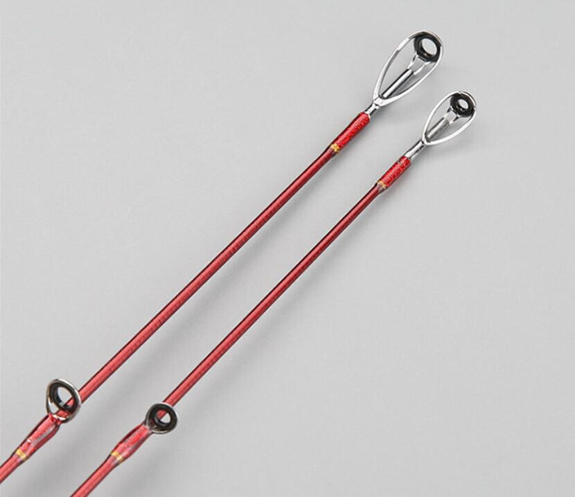 1.8M Fishing RodS 5.91FT Carbon Fiber Spinning/casting Pole Lure Rod Fast Action