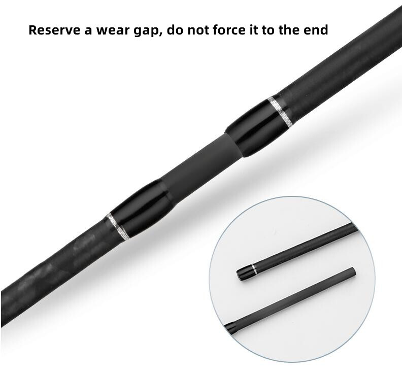 1.8M Carbon Fiber Rods Spinning Casting Fishing Rod Portable Fiber Fishing Pole