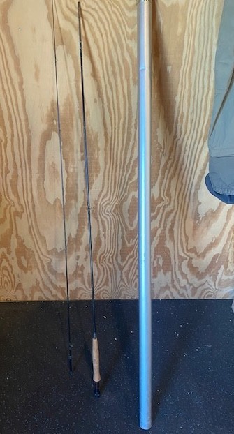 Orvis Rocky Mountain Fly Rod | 9ft 3-5/8oz 2 pc| Vintage Graphite Rod & Tube