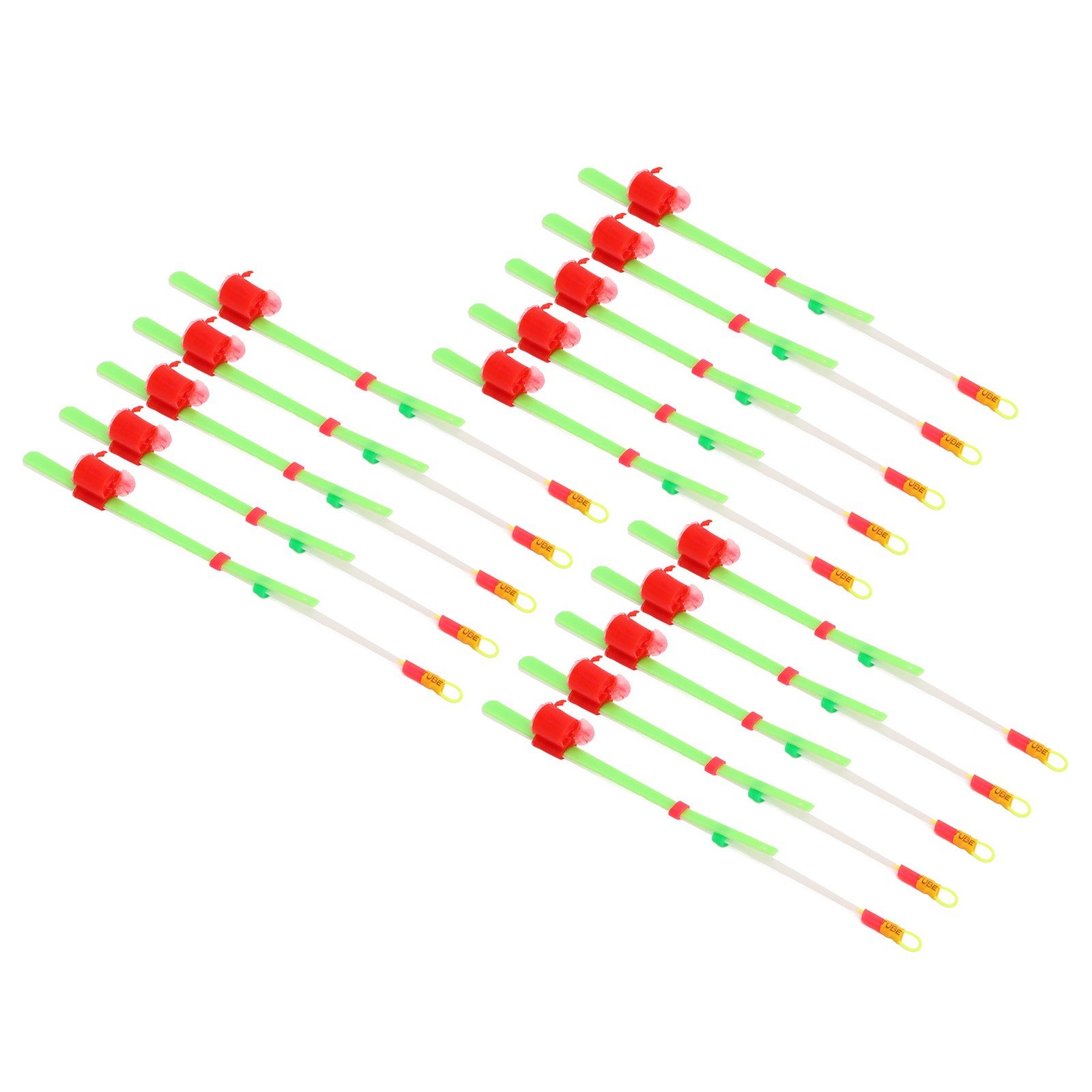 ­15 Pcs Ice Fishing Rod Top Rod Tip Winter Fishing Pole Sheet Pole End Double