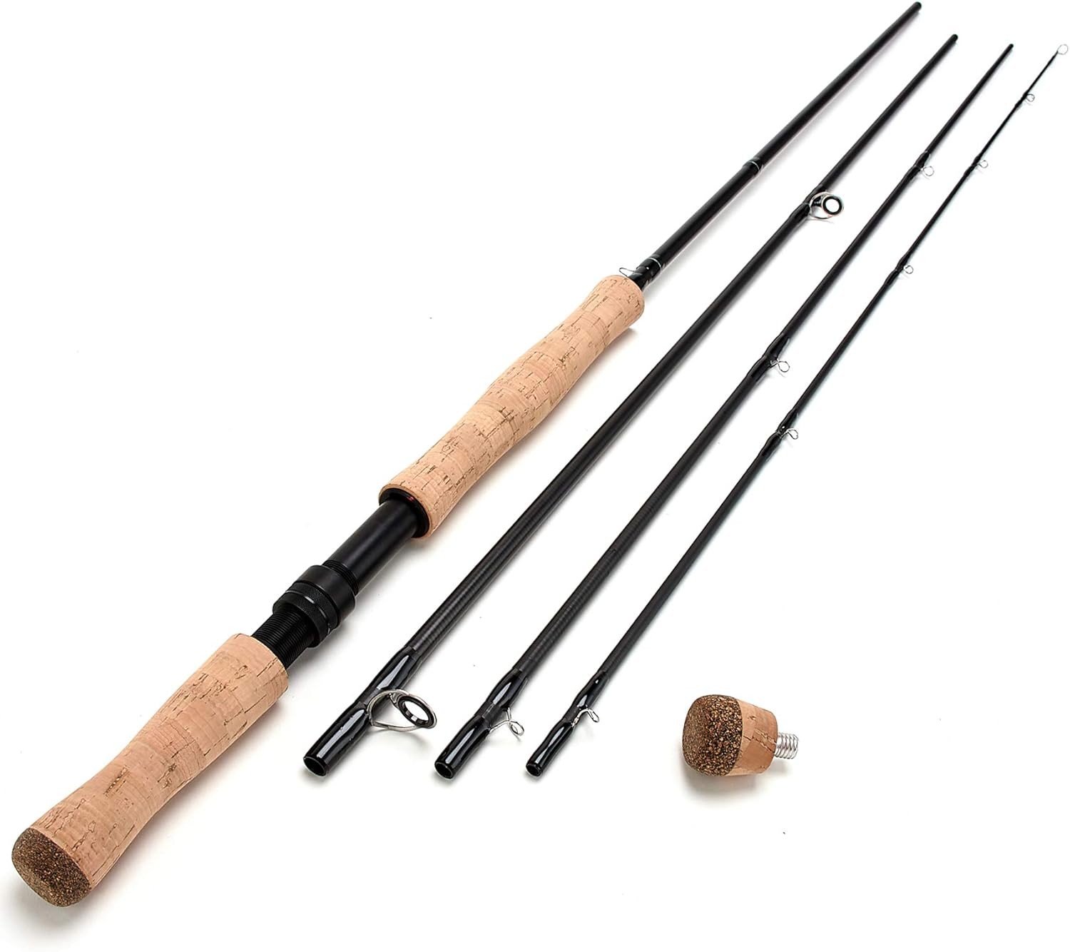 10 Feet 9 Inches Carbon Fiber Switch 7Wt 8Wt Fly Fishing Rod 4 Pieces Sections E