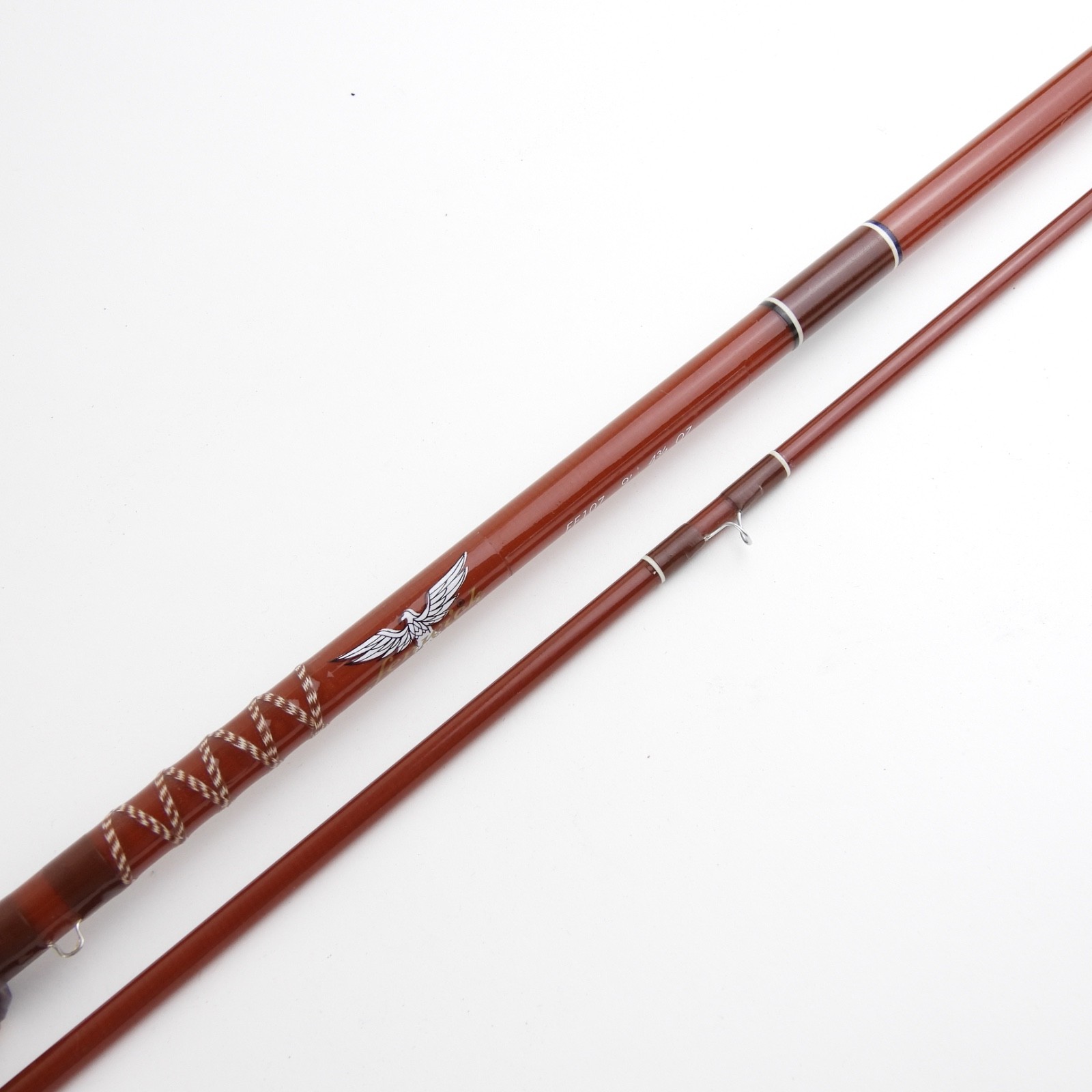 Fenwick FF107 Fiberglass Fly Fishing Rod. 9. 8-9wt. W/ Tube and Sock.