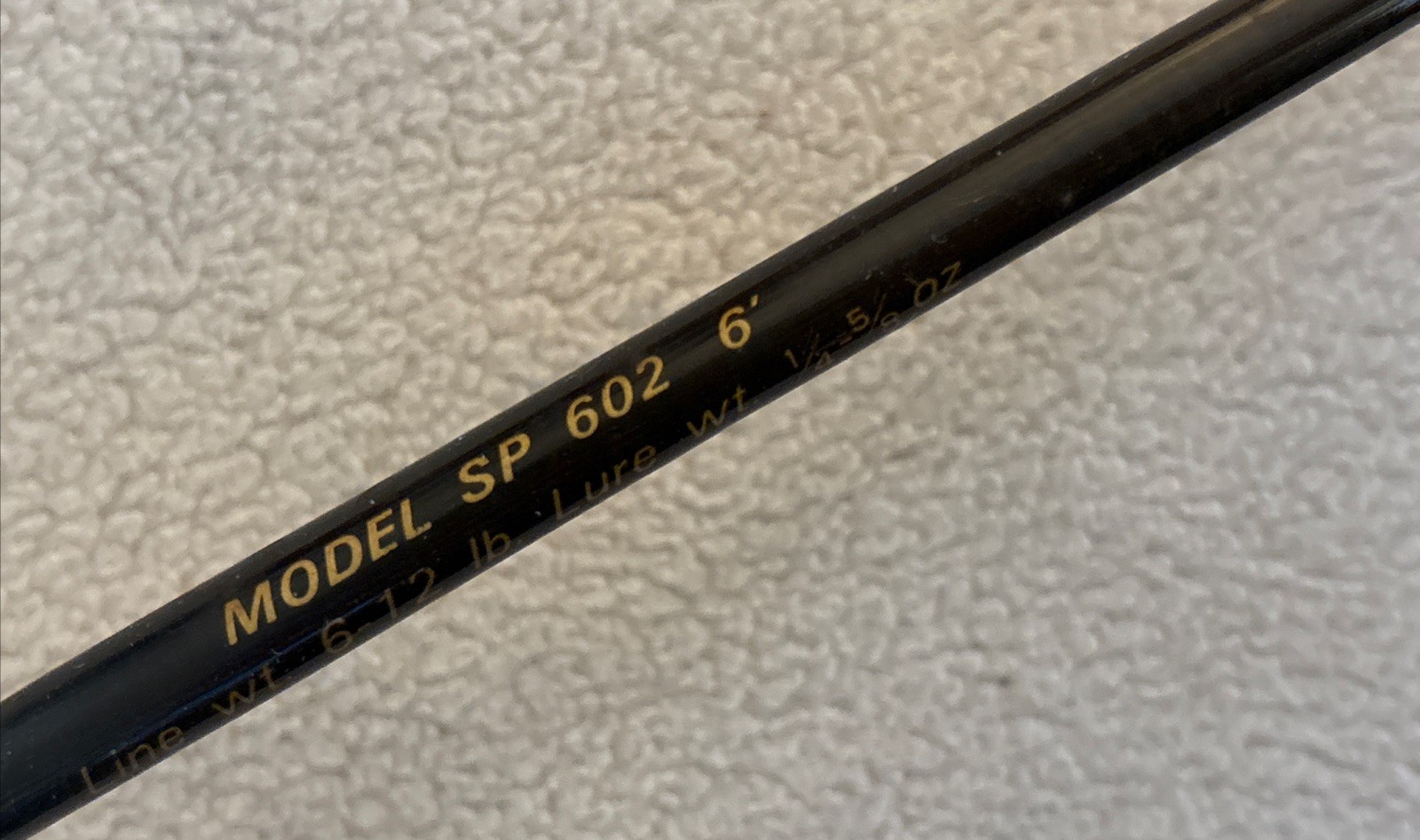Cabelas Pro Guide Series 1M6 6′ Fishing Rod Model SP 602 6’ Graphite One Piece
