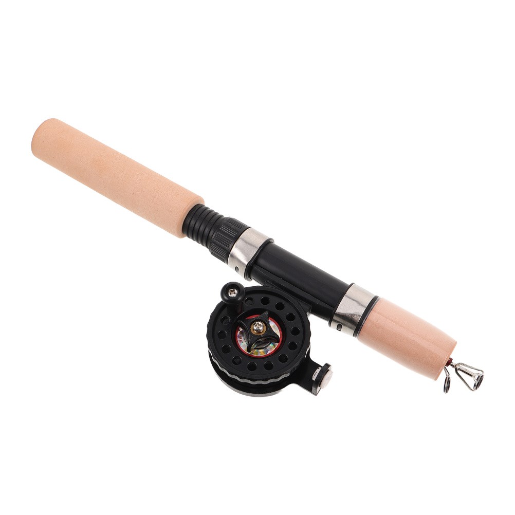 Telescopic Ice Fishing Rod And Reel Combo Compact Portable Pole