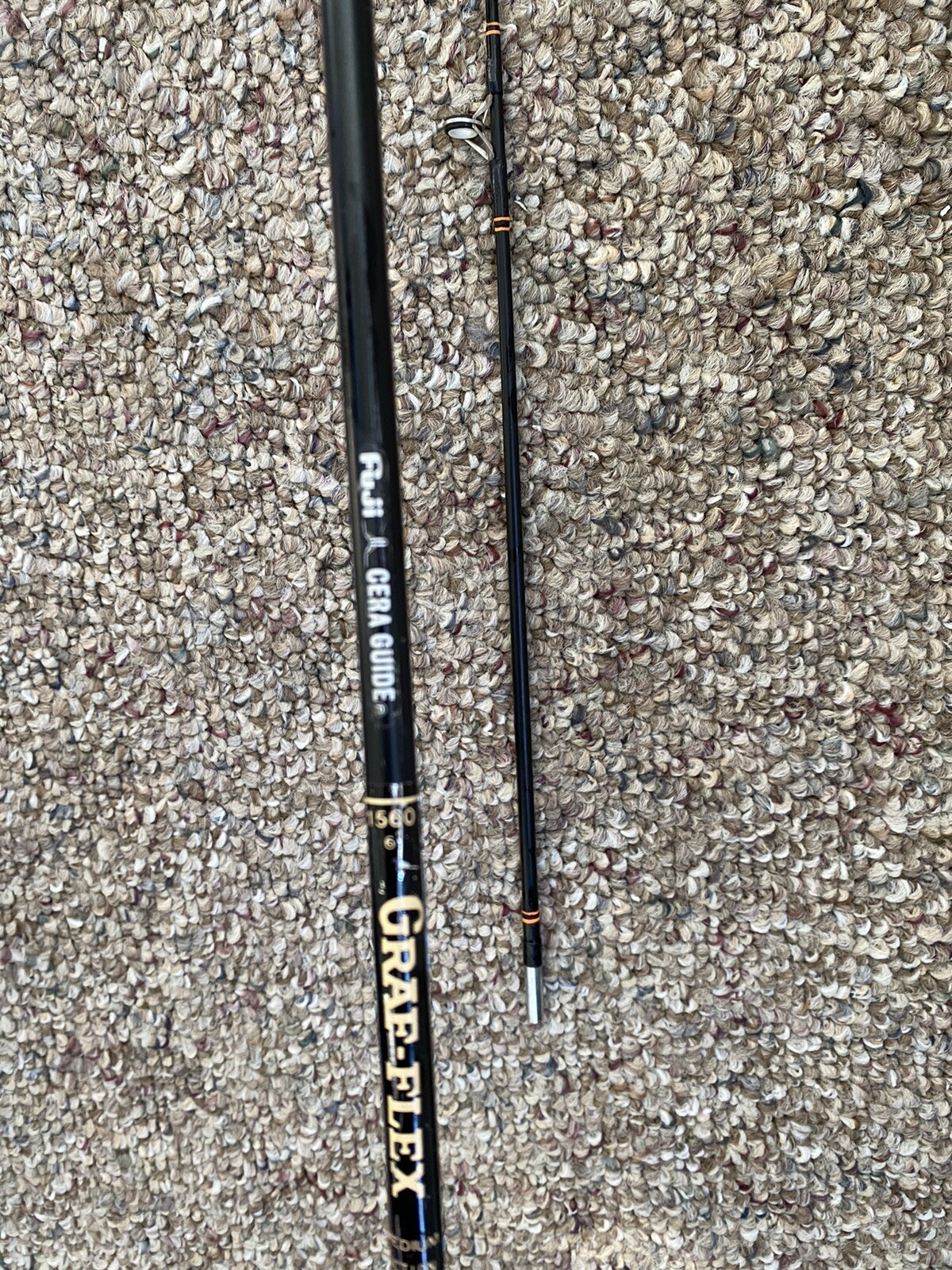 FSG 1506 Graf-flex Medium Action 6’ Rod 2 piece Fishing Rod Fuji Cera Guides
