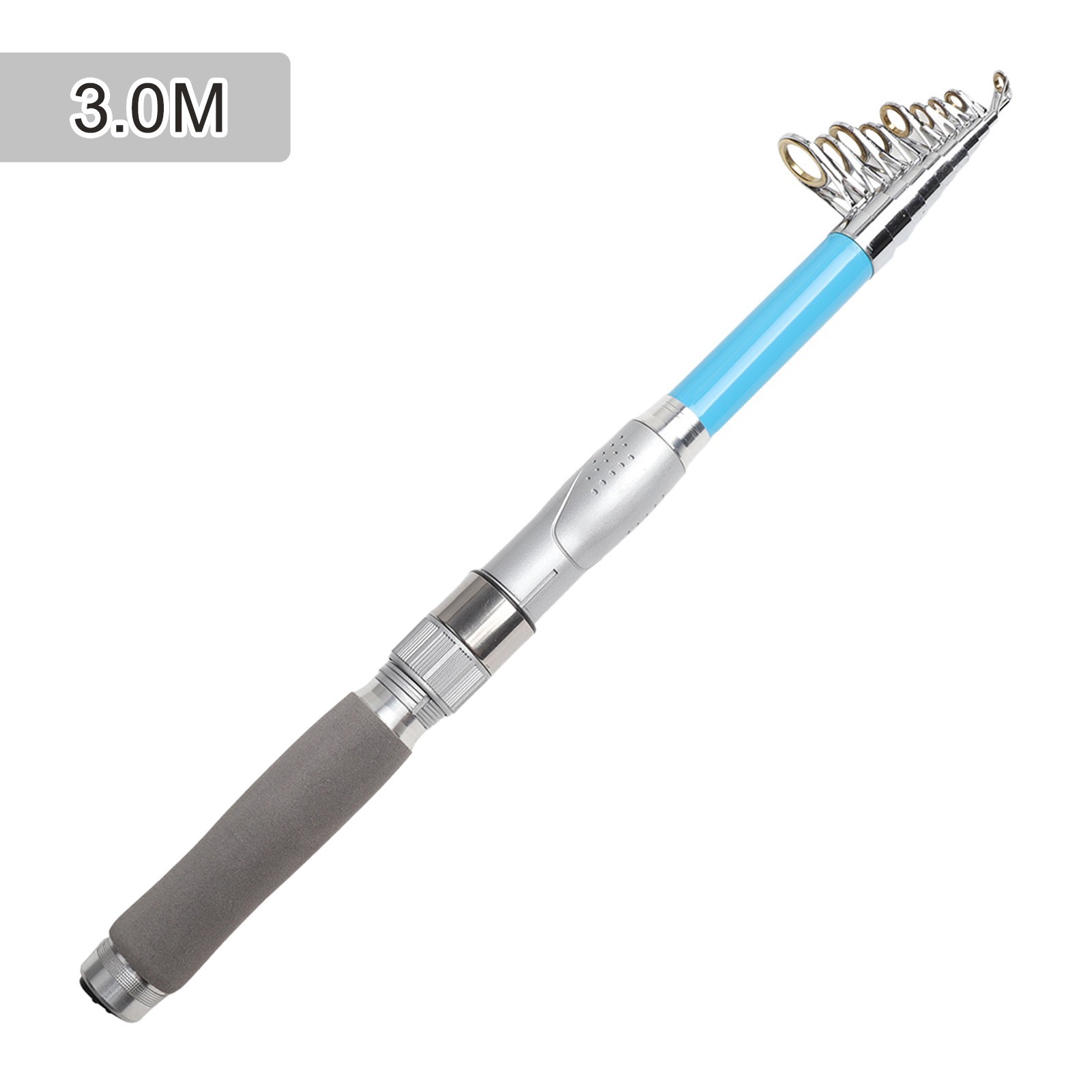 High Performance 7 Section Telescopic Fishing Rod 1 83 6m Carbon Fiber Pole
