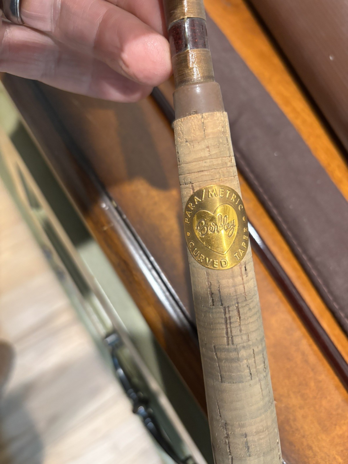 VTG BERKLEY PARAMETRIC DELUX CURVED TAPER 8’4” FISHING ROD 2pc Lightweight Case
