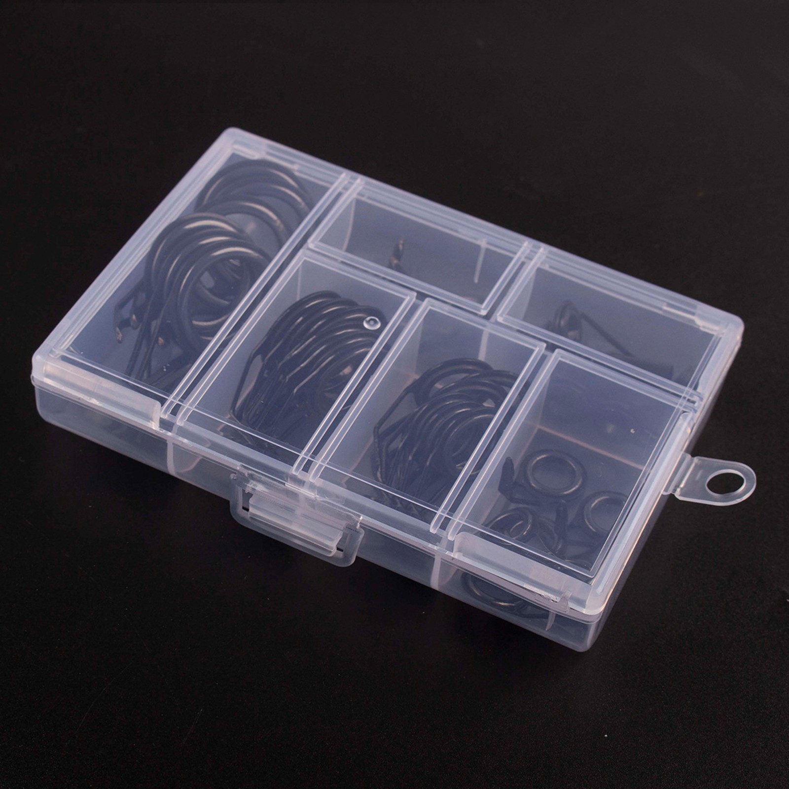 35pcs Fishing Rod Repair Kit Ceramic High Carbon Steel Fishing Rod Guides OFXZ