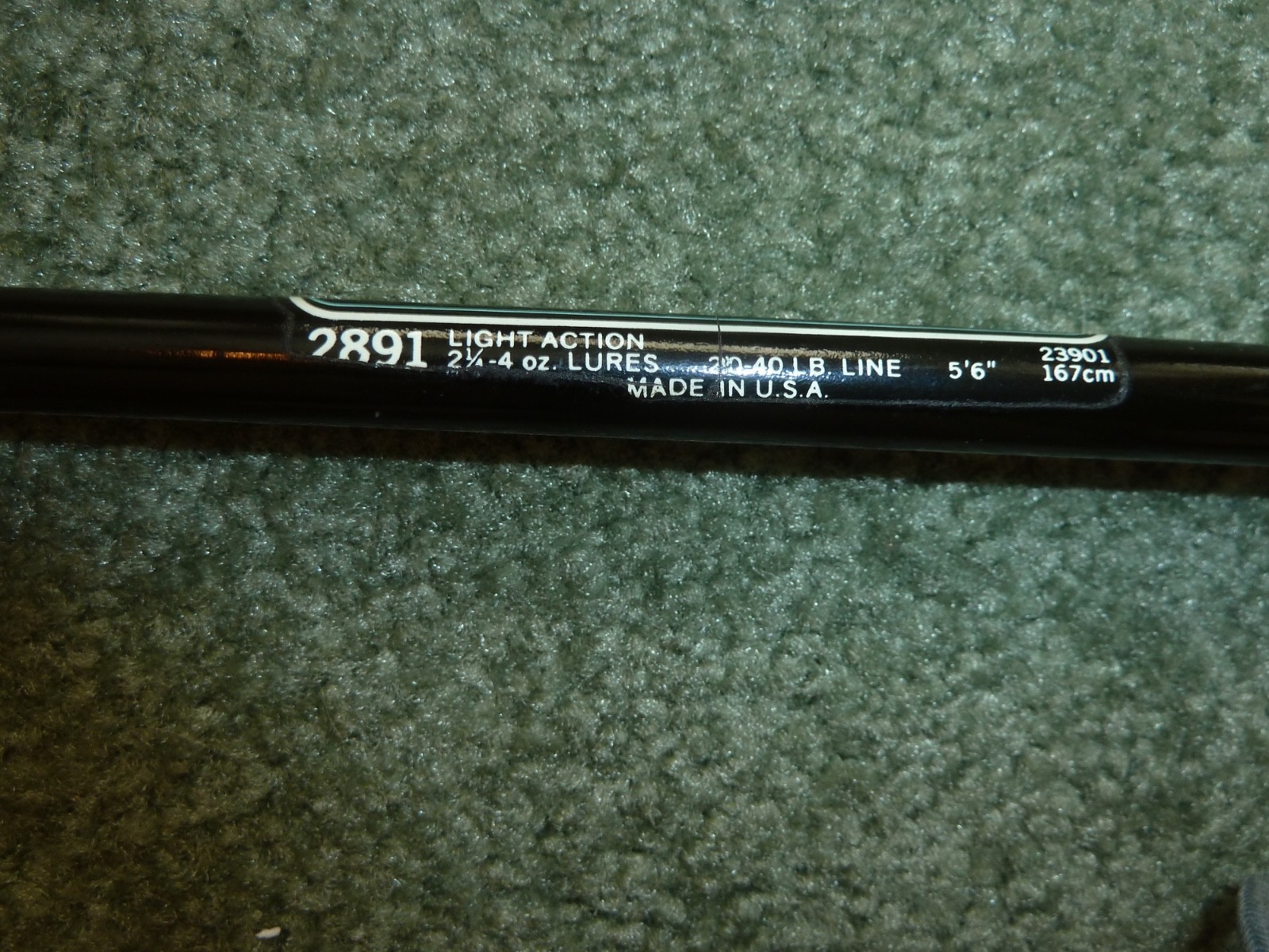 ABU Garcia Conolon Trophy Series Boat Rod NO. 2891, LIGHT ACTION, Excellent