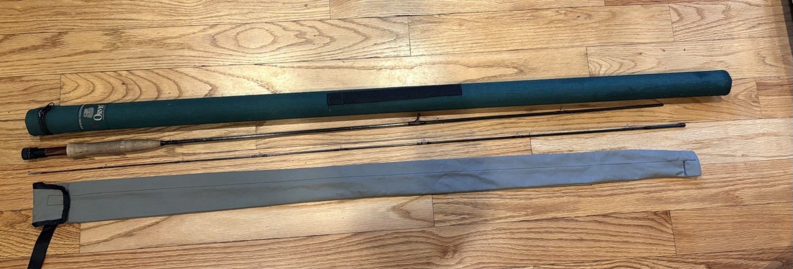 Orvis Superfine Fly Fishing Rod. Full Flex. 7’ 11” 4wt. W/ Tube & Sock USA Made