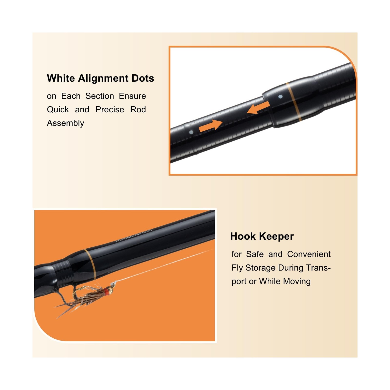 Maxcatch Competition InTouch Nymph Fly Rod for Euro nymphing Fly Fishing