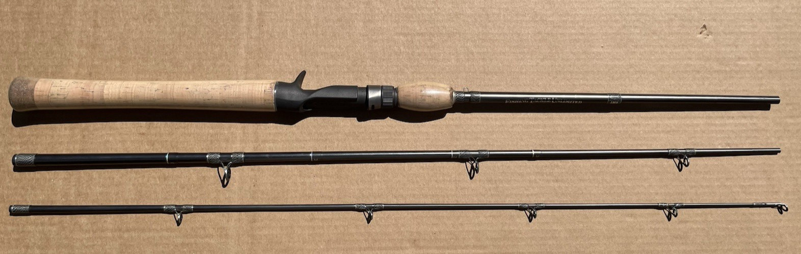 Pro Series IM8 PM2-6′ 6″ 3 pc. Med. Hvy. 10-20 Ln. 1/4-3/4 lure wt. Casting