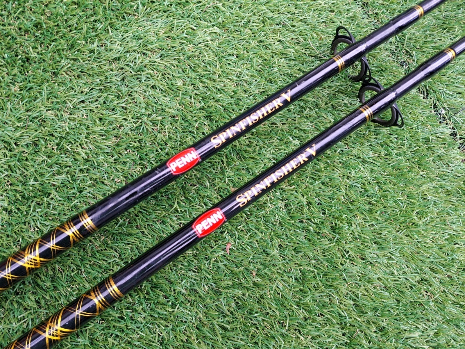 Penn Spinfisher V Set of 2 7ft Fishing Rods Spinning Boat One Piece 7″ Heavy