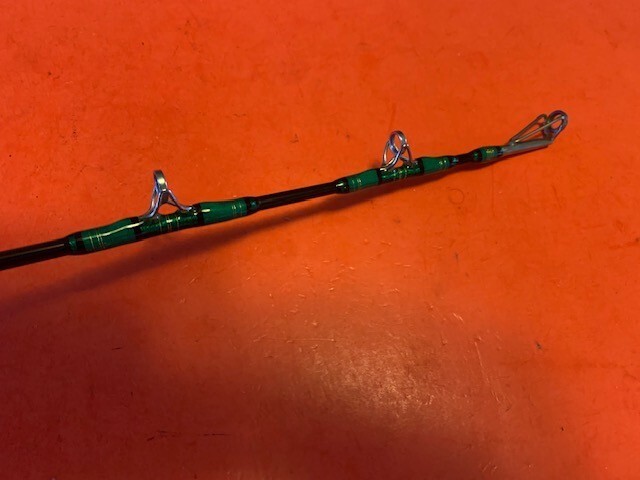 CUSTOM BUILT CALSTAR 6465 6 FOOT 6 INCH 20 TO 50 LB FISHING ROD PERFECTION FUJI